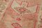 Tappeto vintage anatolico in lana intrecciata a mano, rosa, Immagine 5