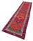 Handmade Wool Turkish Red Vintage Runner Rug, Image 3