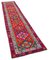 Handmade Wool Turkish Red Vintage Runner Rug, Image 2