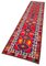 Anatolian Multicolor Hand Knotted Wool Vintage Runner Rug 3