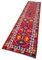 Anatolischer Mehrfarbiger Handgeknüpfter Vintage Teppich aus Wolle 3