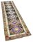 Handmade Wool Turkish Multicolor Vintage Runner Rug, Image 2