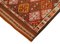 Anatolian Orange Hand Knotted Wool Vintage Runner Rug, Image 4