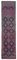 Handgefertigter rötlicher Vintage Teppich aus orientalischer Wolle 1