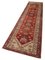 Anatolian Red Hand Knotted Wool Vintage Runner Rug 3