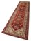 Anatolian Red Hand Knotted Wool Vintage Runner Rug, Image 3