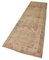 Handmade Wool Turkish Beige Vintage Runner Rug, Image 3