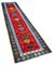 Anatolian Red Hand Knotted Wool Vintage Runner Rug, Image 2