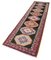 Anatolian Multicolor Hand Knotted Wool Vintage Runner Rug, Image 3
