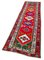 Anatolian Red Hand Knotted Wool Vintage Runner Rug 3