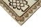 Orientalischer Handgeknüpfter Vintage Teppich aus Wolle in Beige 4