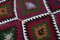 Orientalischer handgeknüpfter Vintage Kilim Teppich aus Wolle 6