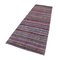 Turkish Handmade Wool Vintage Runner Kilim Rug, Image 2