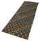 Oriental Handmade Wool Vintage Runner Kilim Rug, Image 2