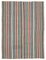 Tapis Kilim Multicolore Vintage Fait Main Laine, Turquie 1