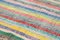 Mehrfarbiger türkischer Handgeknüpfter Vintage Kilim Teppich aus Wolle 2