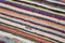 Mehrfarbiger Anatolischer Handgeknüpfter Vintage Kilim Teppich aus Wolle 2