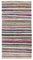 Multicolor Anatolian Hand Knotted Wool Vintage Kilim Carpet 1