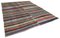 Tapis Kilim Vintage Fait Main Laine, Orientale, Marron 4