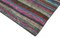 Multicolor Oriental Hand Knotted Wool Vintage Kilim Carpet, Image 5
