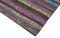 Tapis Kilim Vintage Multicolore Orienté à la Main en Laine 5