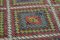 Tappeto Kilim vintage multicolore in lana annodata a mano, anni '60, Immagine 5