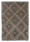 Multicolor Oriental Hand Knotted Wool Vintage Kilim Carpet 1