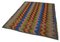 Tapis Kilim Vintage Multicolore Anatolien Tissé Kilas Vintage 3