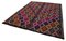 Multicolor Anatolian Handmade Wool Vintage Kilim Carpet 3