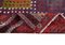 Red Oriental Hand Knotted Wool Vintage Kilim Carpet 6