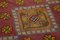 Brown Turkish Hand Knotted Wool Vintage Kilim Carpet, Image 5
