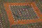 Brown Turkish Hand Knotted Wool Vintage Kilim Carpet, Image 5