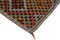 Multicolor Oriental Hand Knotted Wool Vintage Kilim Carpet, Image 4