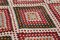 Multicolor Oriental Handmade Wool Vintage Kilim Carpet, Image 5