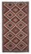 Multicolor Oriental Handmade Wool Vintage Kilim Carpet, Image 1