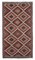 Tapis Kilim Vintage Multicolore Fait à la Main en Laine, Chine 1