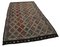 Brauner Anatolischer Handgeknüpfter Vintage Kilim Teppich aus Wolle 2