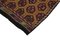 Brown Oriental Hand Knotted Wool Vintage Kilim Carpet 4