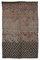 Brown Turkish Hand Knotted Wool Vintage Kilim Carpet, Image 1