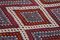Multicolor Anatolian Handmade Wool Vintage Kilim Carpet, Image 5