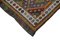 Multicolor Anatolian Hand Knotted Wool Vintage Kilim Carpet 4