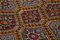 Mehrfarbiger Orientalischer Handgeknüpfter Vintage Kilim Teppich aus Wolle 5