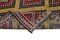 Multicolor Anatolian Hand Knotted Wool Vintage Kilim Carpet 6