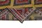 Tappeto Kilim vintage multicolore annodato a mano in lana, Immagine 6