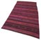 Roter Orientaler Handgeknüpfter Vintage Kilim Teppich aus Wolle 3