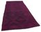 Purple Oriental Handmade Wool Vintage Kilim Carpet, Image 2