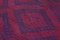 Purple Oriental Handmade Wool Vintage Kilim Carpet, Image 5
