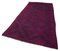 Purple Oriental Handmade Wool Vintage Kilim Carpet 3