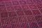 Pink Oriental Hand Knotted Wool Vintage Kilim Carpet 5