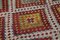 Orange Anatolian Handmade Wool Vintage Kilim Carpet 5